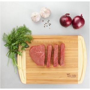 XL Bamboo Cutting Board Organic Eco & Life